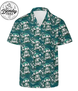 Tropical Football Hawaiian Shirt – All Over Print Button Up