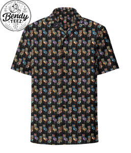 Retro Pinball Shirt – Arcade Vintage Button Up