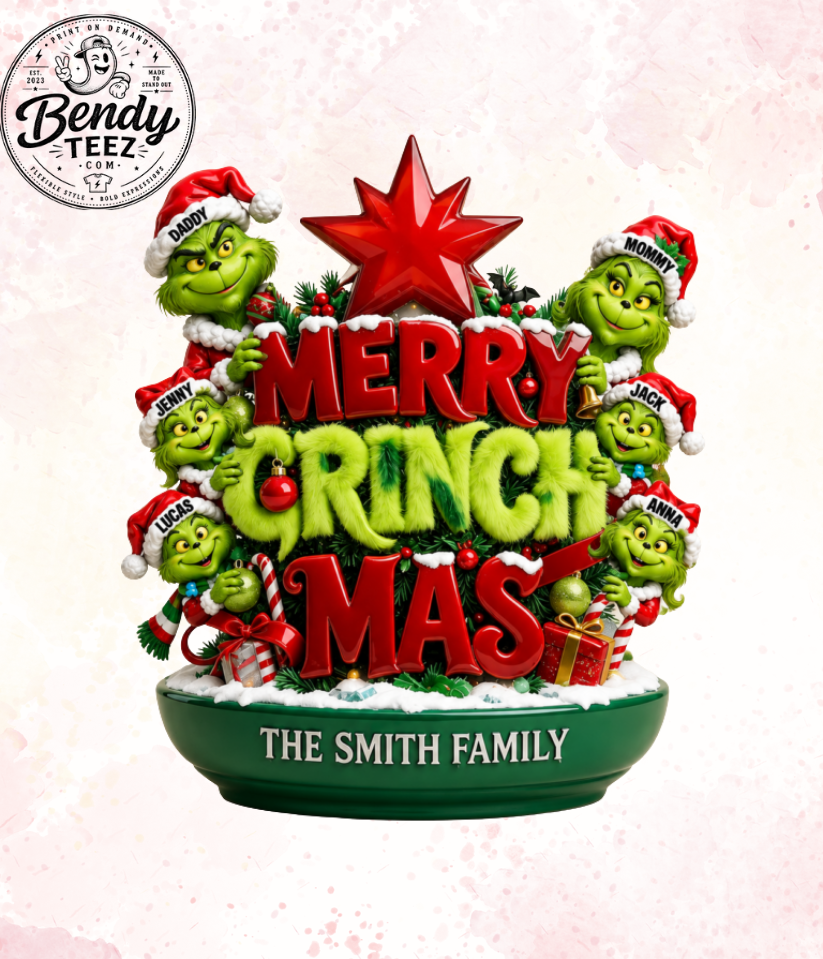 Grinchmas Christmas Tree Topper